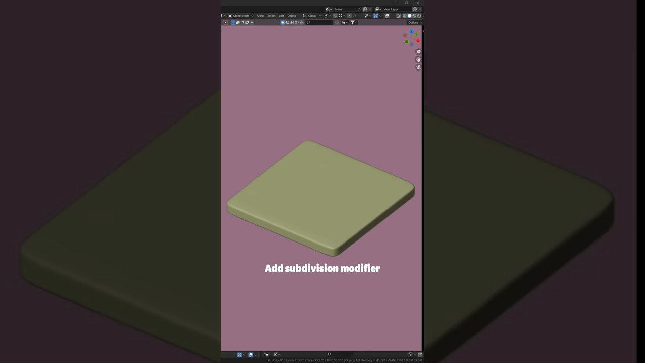 Make water in blender 
