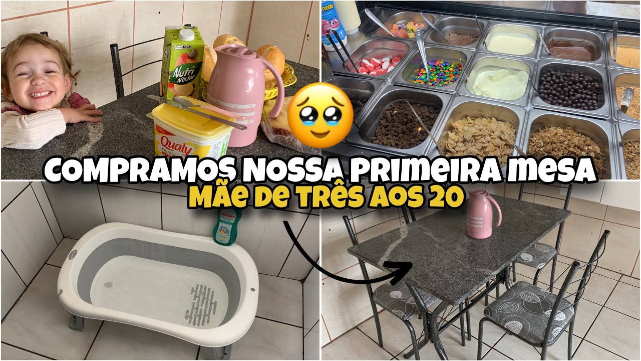 Realizando um sonho, compramos nossa mesa + Rotina de mãe e dona de casa 🏠🥹🙏🏻🩷