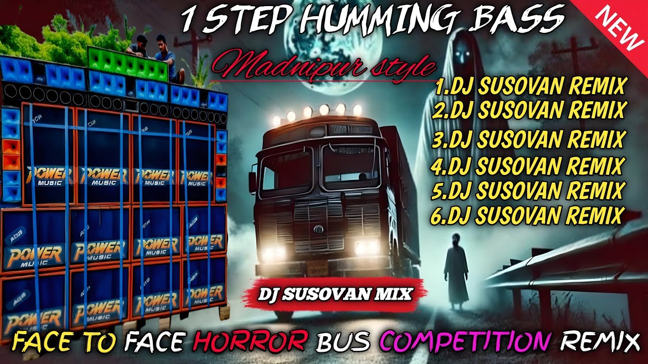 Face To Face 1 Step ☠️Horror Sound ☠️Long Humming Mix 2024 || New New bus|| Tal Taranga Music Center