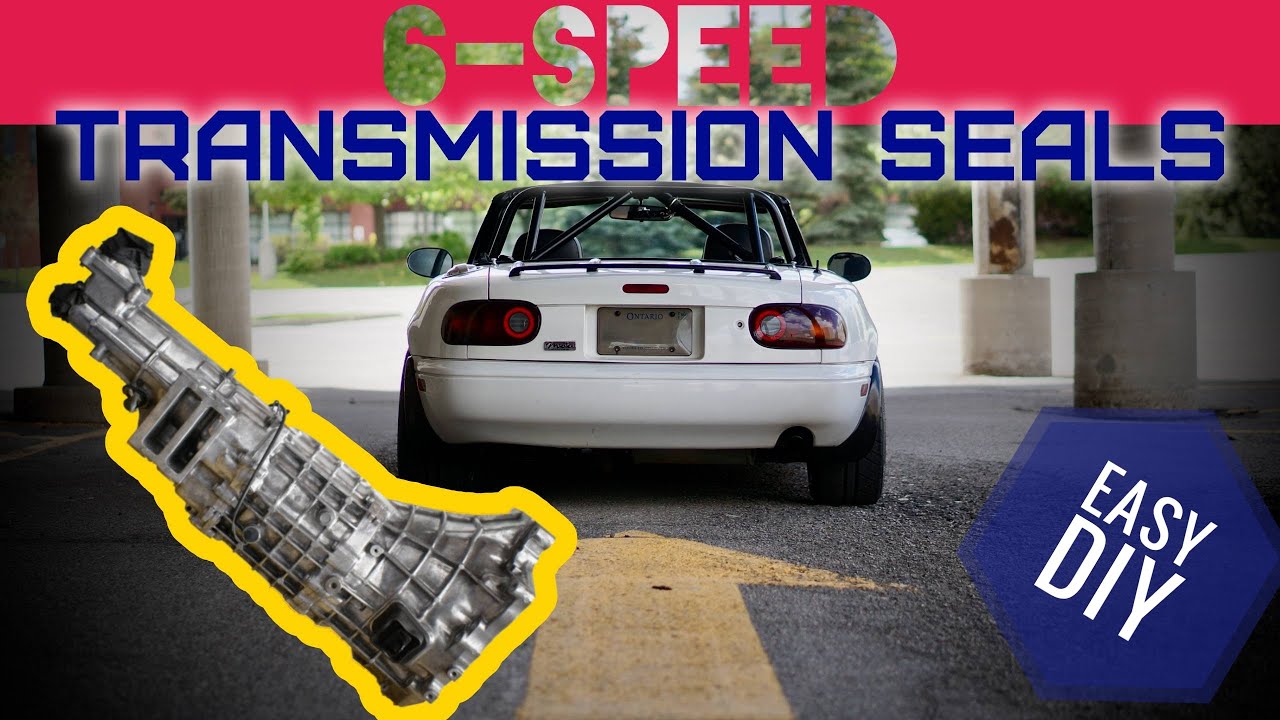 6-speed Transmission Seals Replacement!  🤢 Filthy Dirty 🤮 DIY Miata