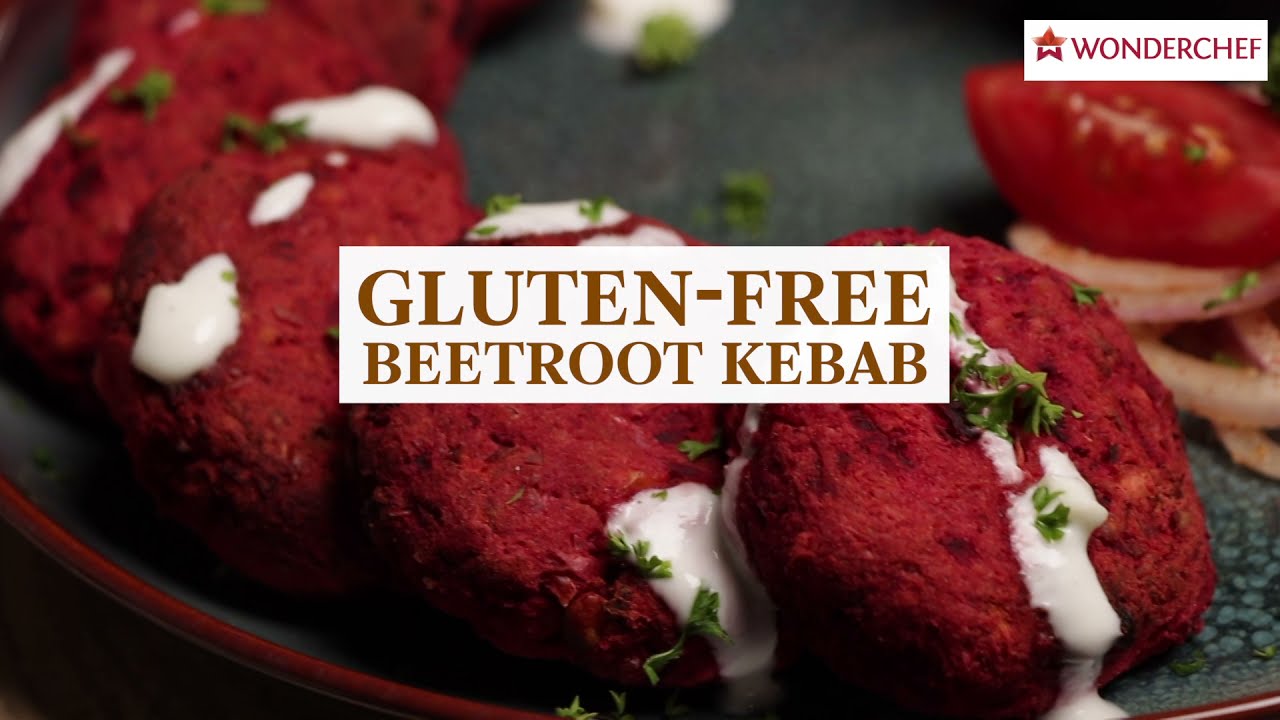 Gluten free beetroot kebab | Wonderchef by Sanjeev Kapoor