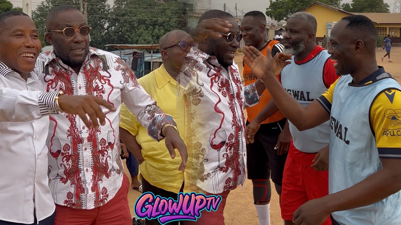 Ghana's Billionaire Dr. Despite joined Ex BlackStars Players @ Bawaleshie Park - Monday Stars Game