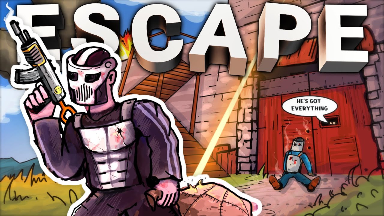 I SOLO BUILT in a HUGE ZERG COMPOUND Then ESCAPED with ALL LOOT - Rust Snowball (DUO)