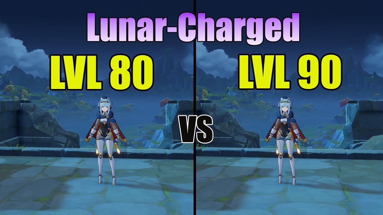 How BIG the Damage Increase?? - Ineffa Lv 80 vs Lv 90 // Genshinn impact