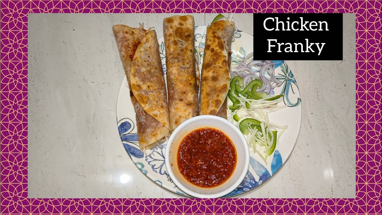 # chicken Frankie #food #cooking video #youtube # My mini vlog 😊