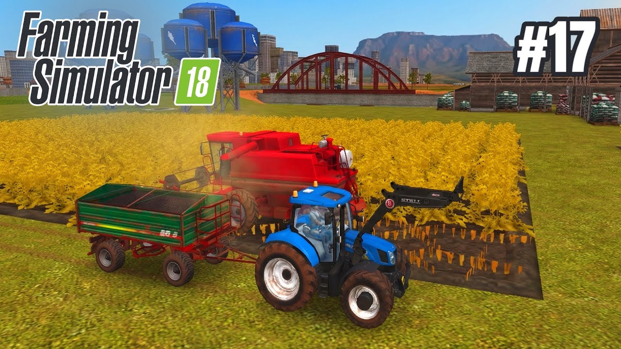 Harvest Canola & Cultivate | Farming Simulator 18 Timelapse Day-17 