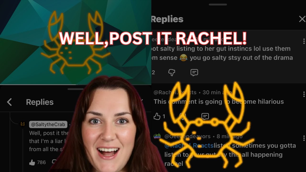 SALTY CRAB ADMITS TO BEING IN RACHELS DISCORD! RACHEL RESPONDS TO SALTY #gorlworld #gorlworldupdates