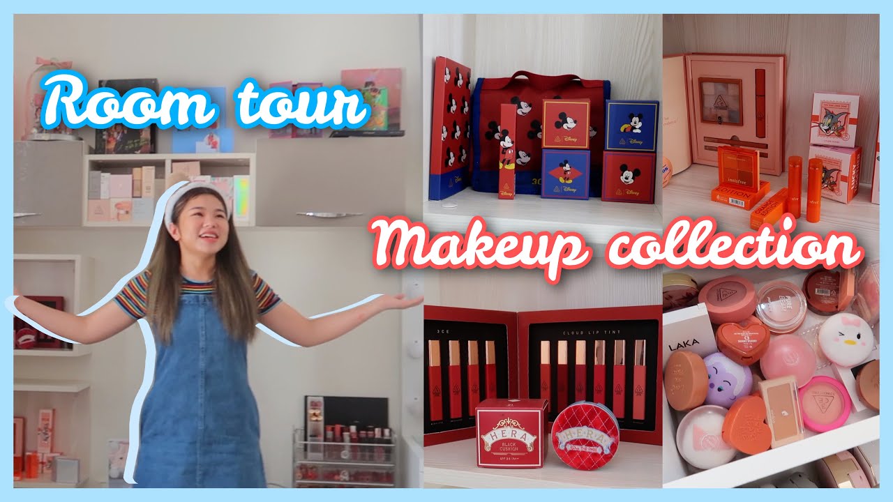 [ENG] Room Tour + Makeup Collections | Sreynea ស្រីនា​