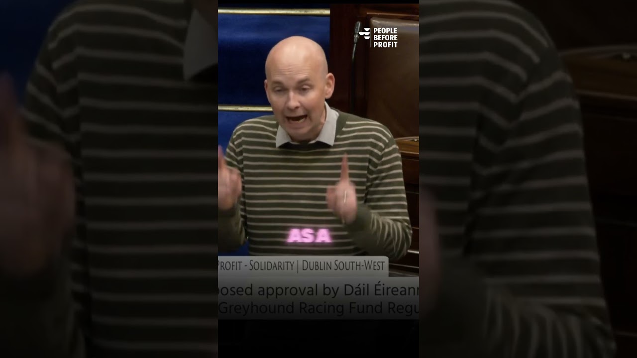 Paul breaks down scandal of Horse and Greyhound Racing - 22.10.24 [Paul Murphy TD]