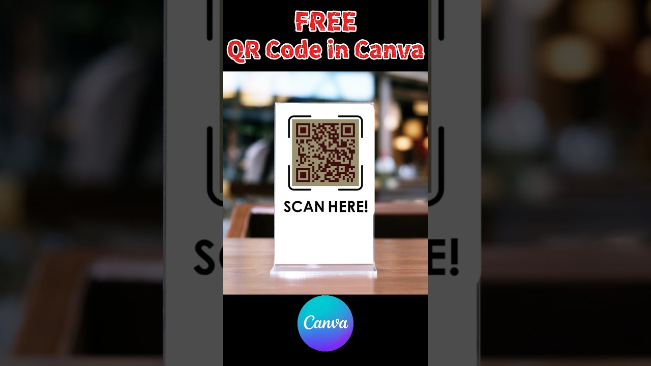 Generate QR Codes in Canva in 1 Minute | Step-by-Step Tutorial