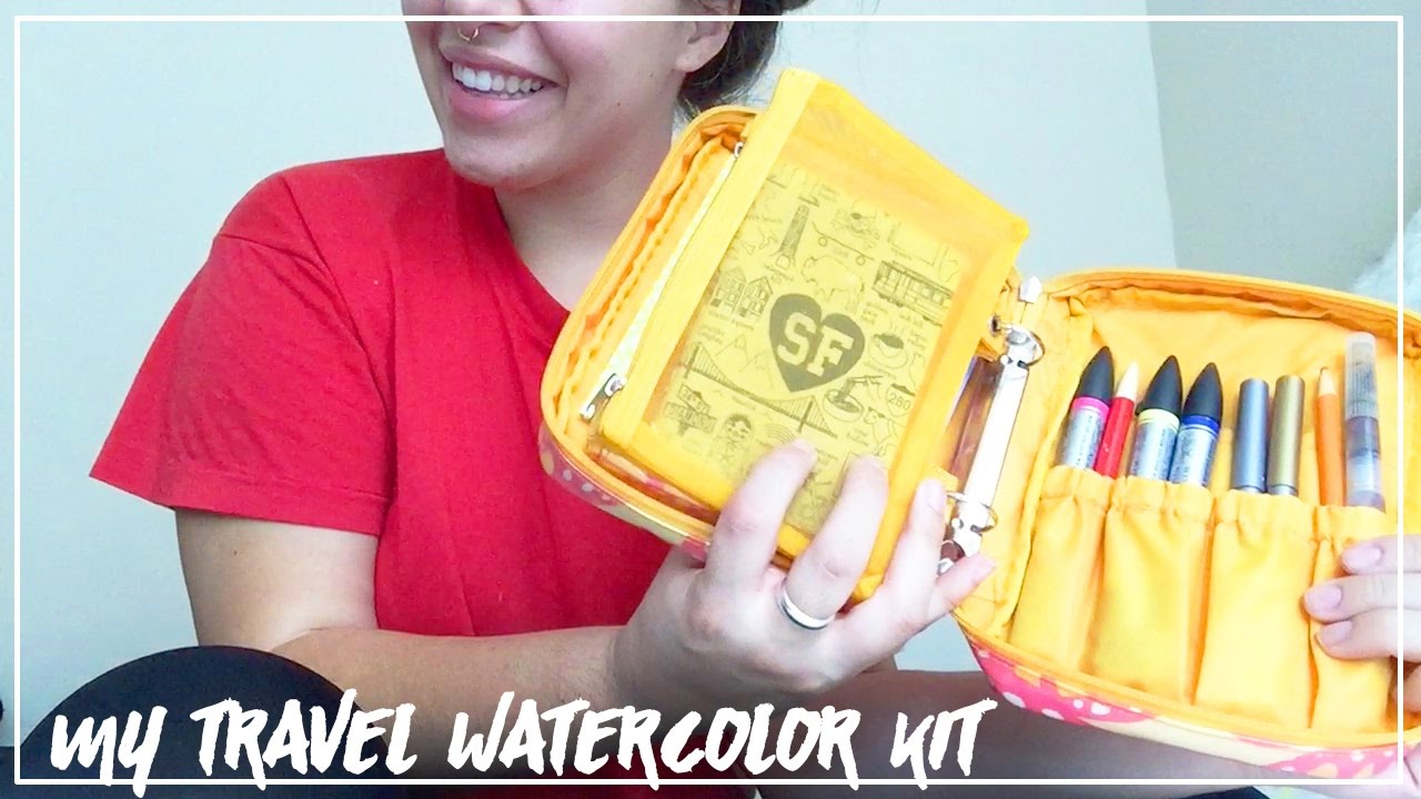 My Travel Watercolor + Art Supplies Kit! ♥ Paige Poppe, Artist