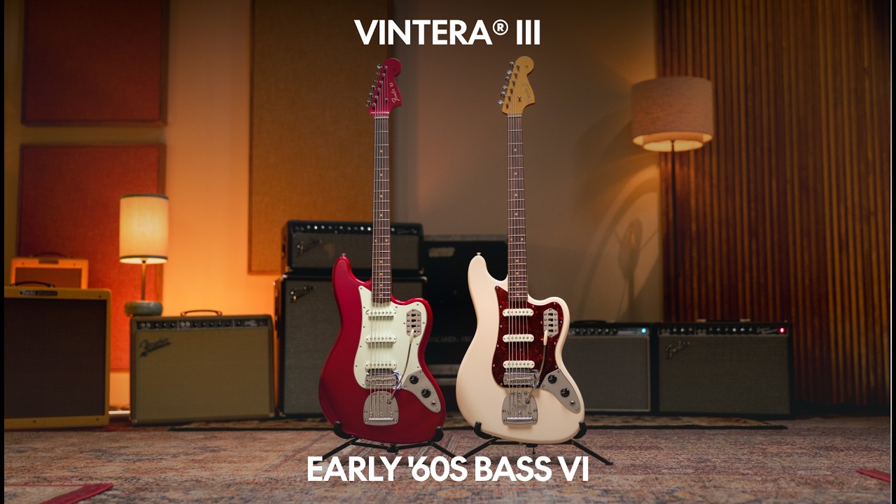 Exploring the Vintera III Bass VI Models | Vintera III | Fender