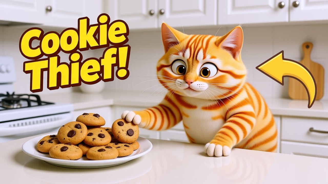 The Cookie Caper: Can This Cat Pull Off the Perfect Heist? 🍪