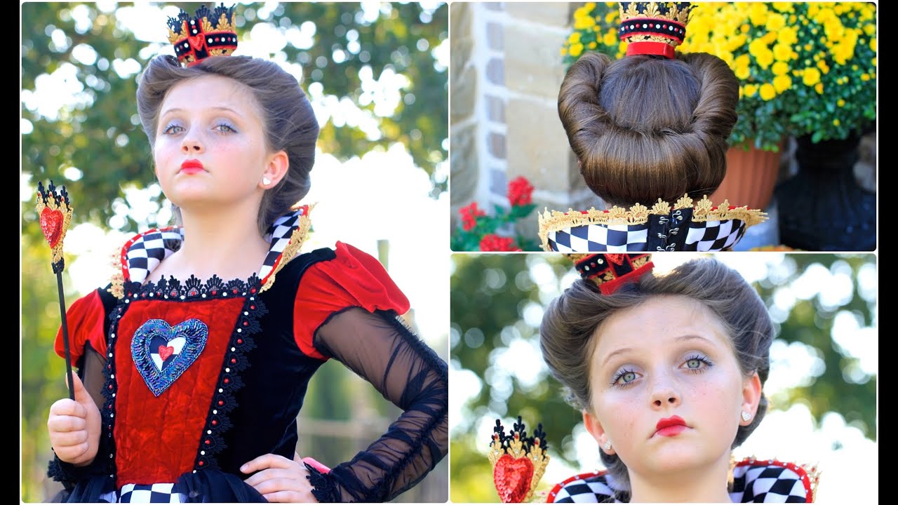 Queen of Hearts (Red Queen) | Halloween Hairstyles