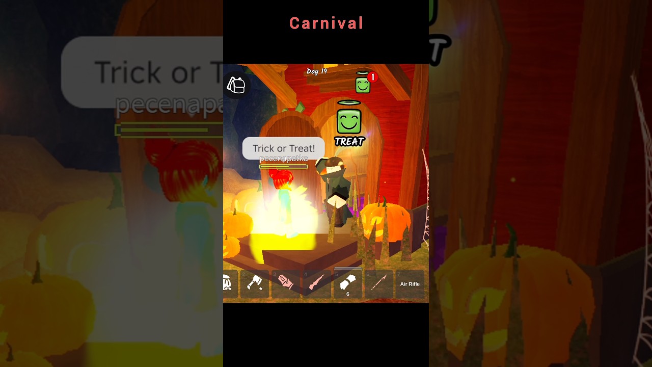 I Survived the Carnival Round! 😱 | 99 Nights in the Forest #Shorts #Roblox #99Night