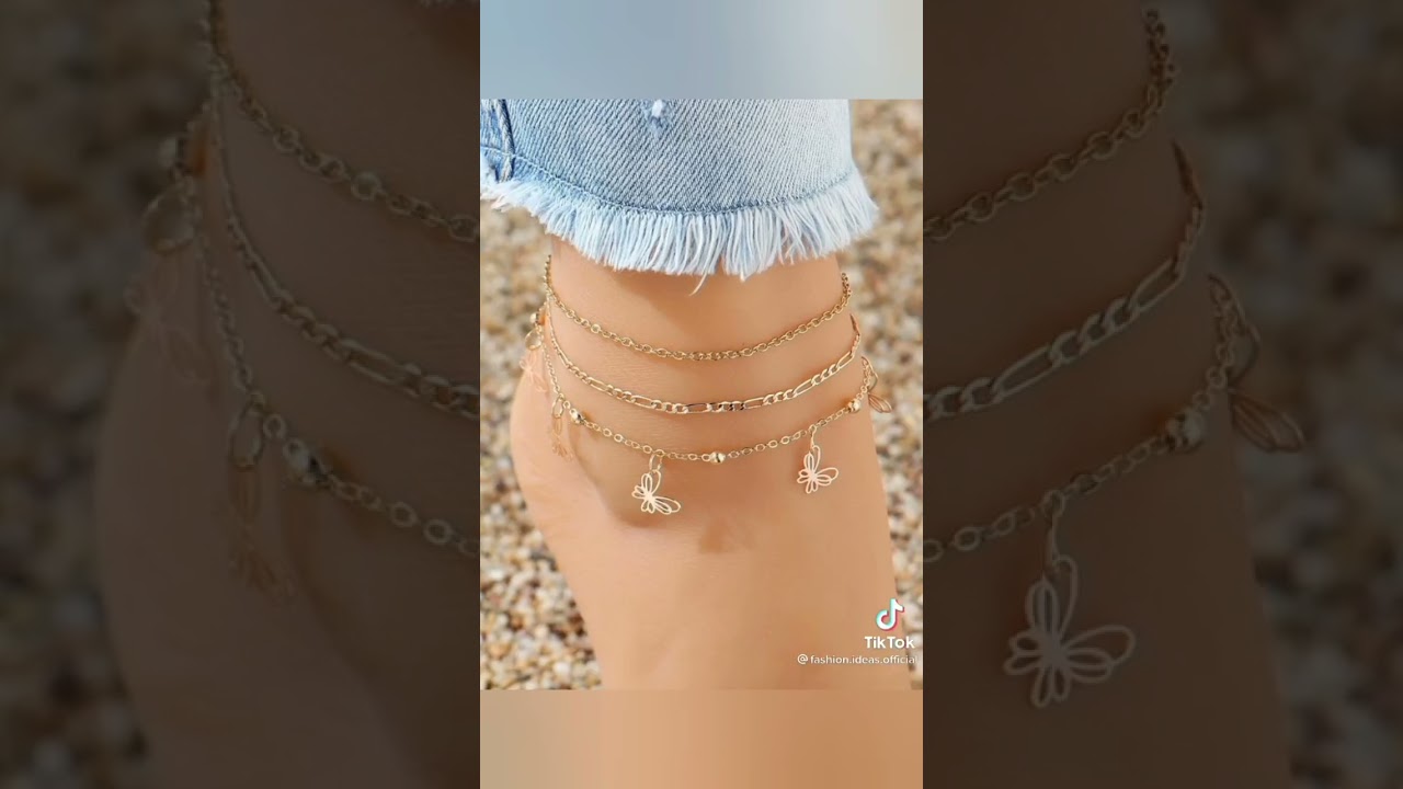 beautiful foot chains #fashion #beauty #footwear #foots #dermacosfacial #howto