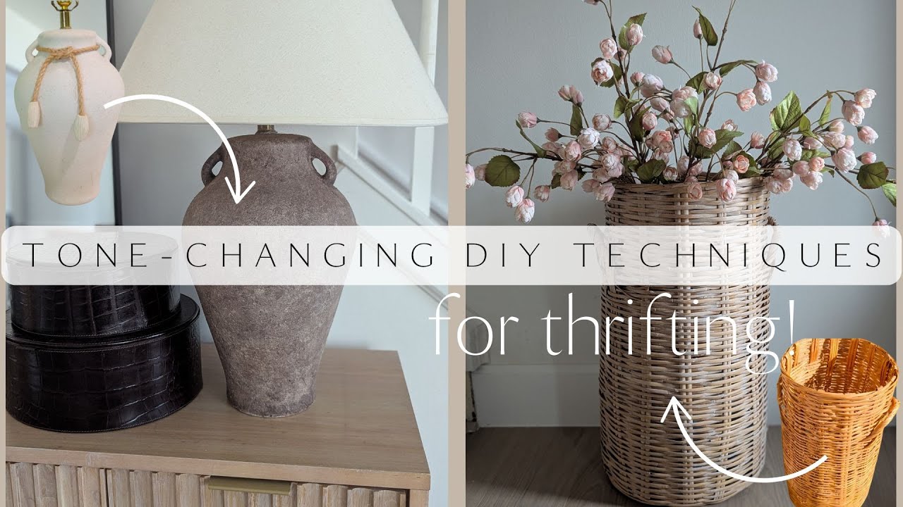 Tone-Changing DIY Techniques for Thrift Flips ROUNDUP / Change the Color of Wood, Vessels, Florals +