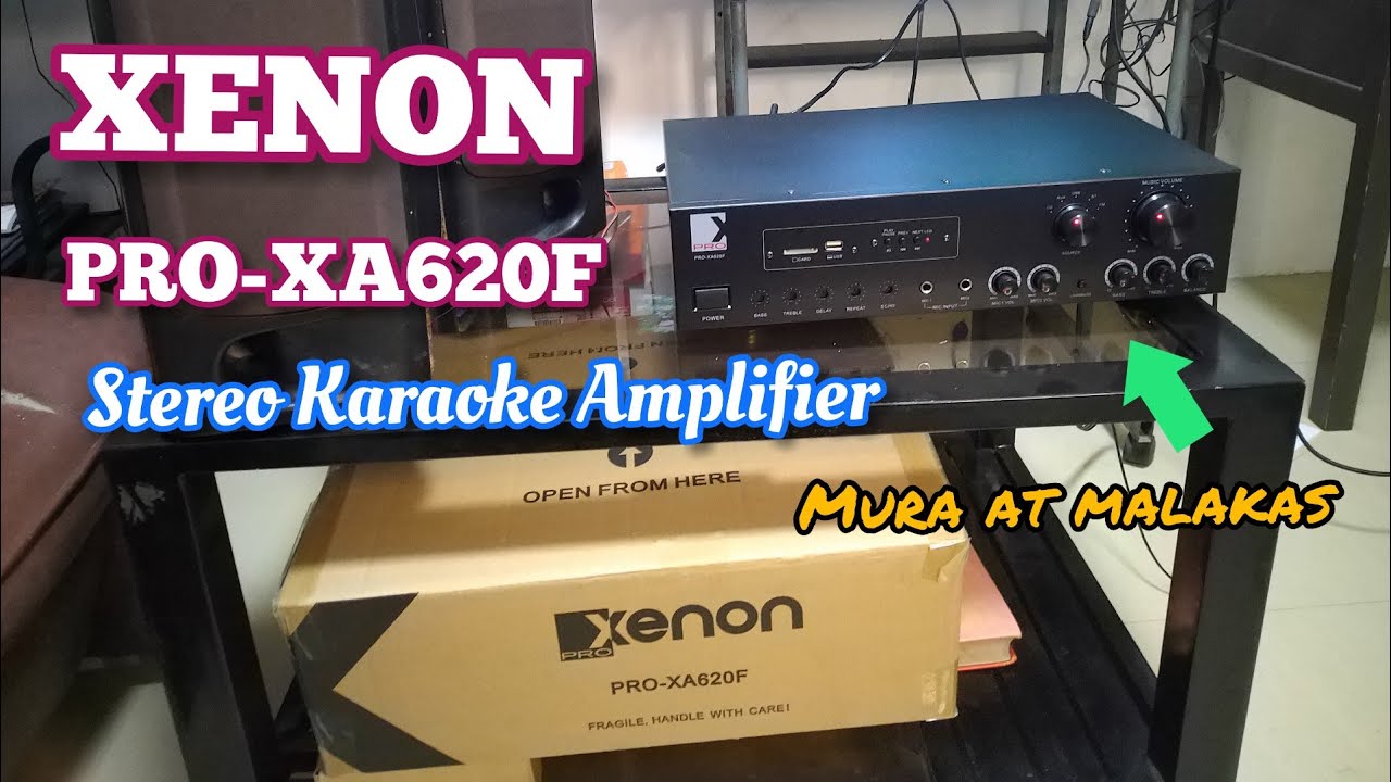 Xenon PRO-XA620F Stereo Karaoke Amplifier mura at malakas, madaling ikabit, inken diy ph