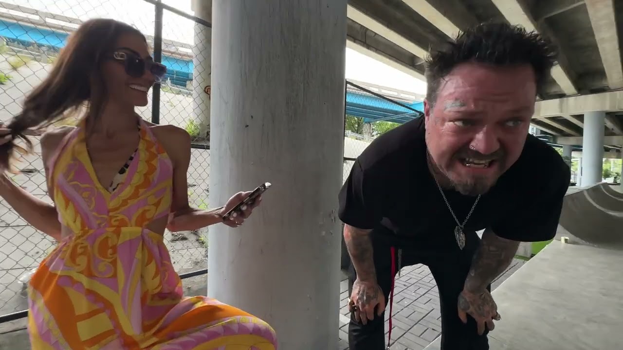 Bam Margera Shreddy Krueger Stretch and Skate in Miami Day Three | Winkle Tv