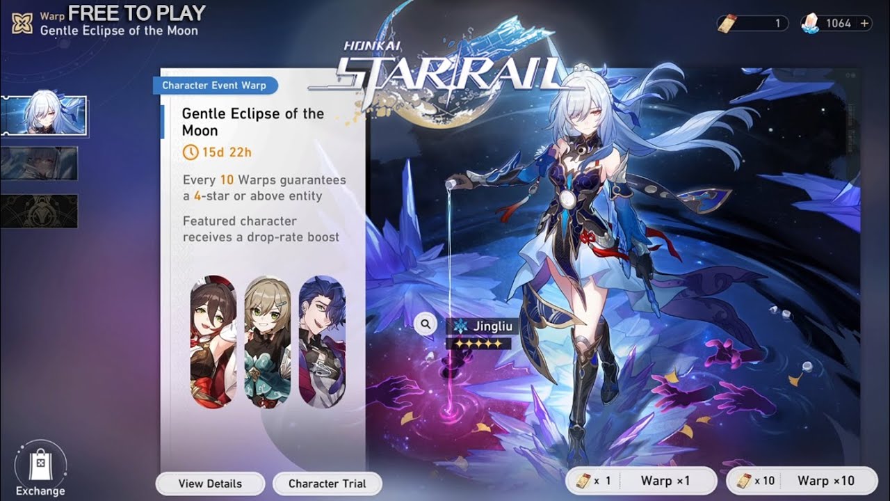 F2P JINGLIU BANNER PULLS IN HONKAI STAR RAIL