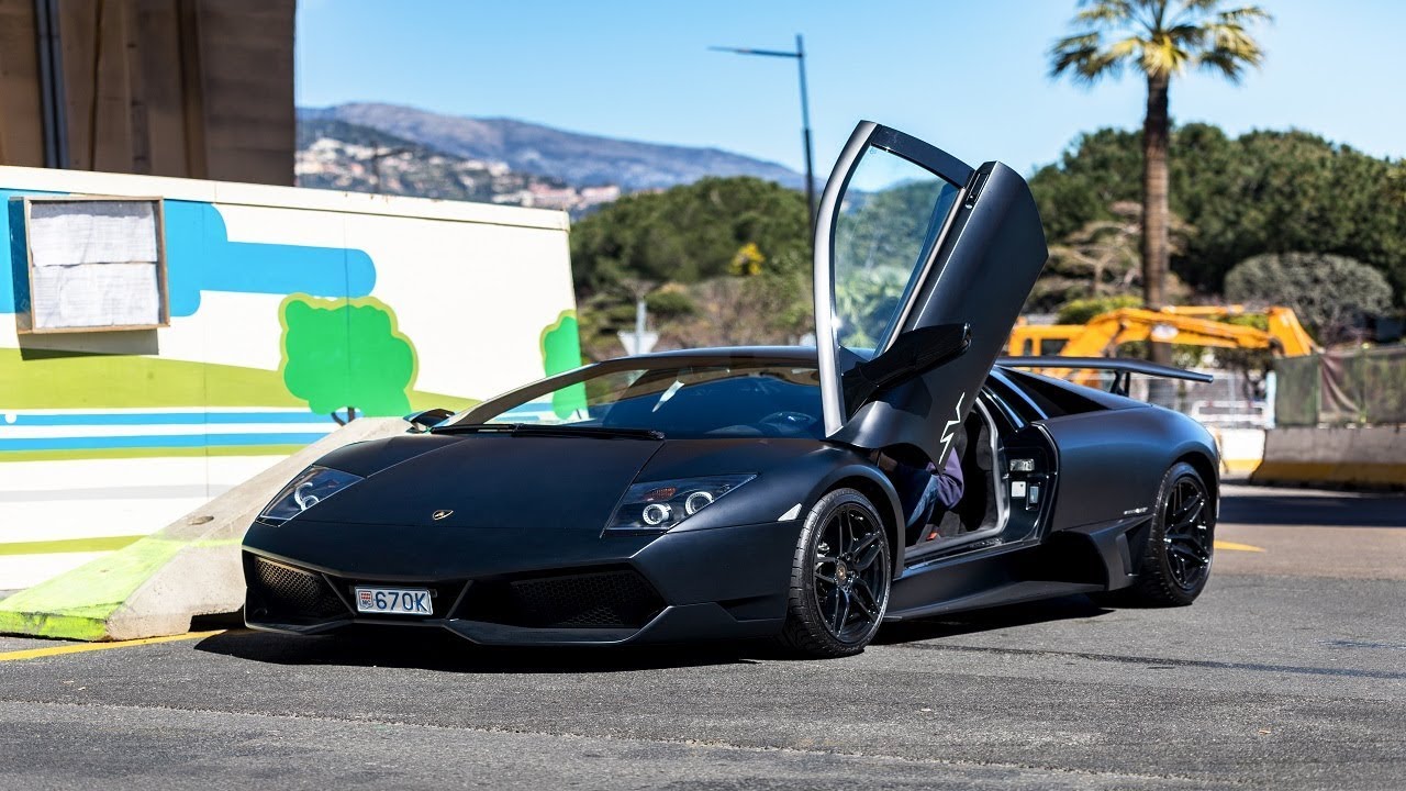 Supercars in Monaco Part 2 - Murcielago SV, Diablo SV, F40...
