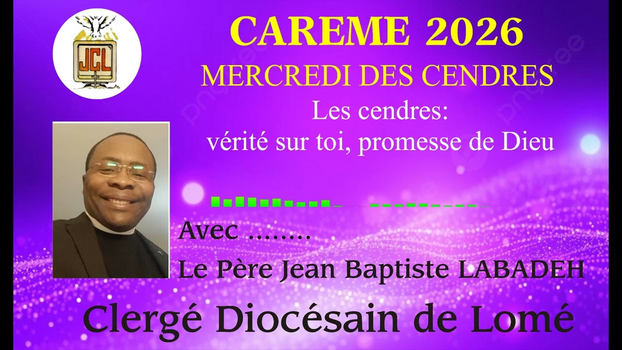 CARÊME 2026 : MERCREDI DES CENDRES !  Les Cendres : vérité sur moi, promesse de Dieu.