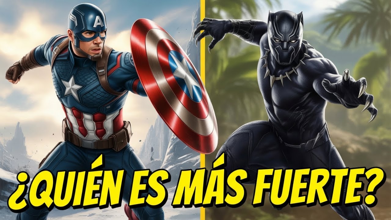 ¿QUIÉN ES MÁS FUERTE? Capitán América vs Pantera Negra vs Soldado del Invierno