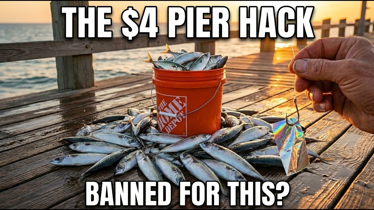 They Kicked Me Off the Pier for Catching Too Many — My $4 Setup Revealed