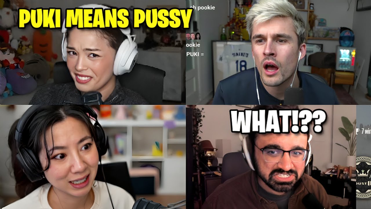 Valkyrae learns Tagalog with Fuslie, Squeex & Ludwig