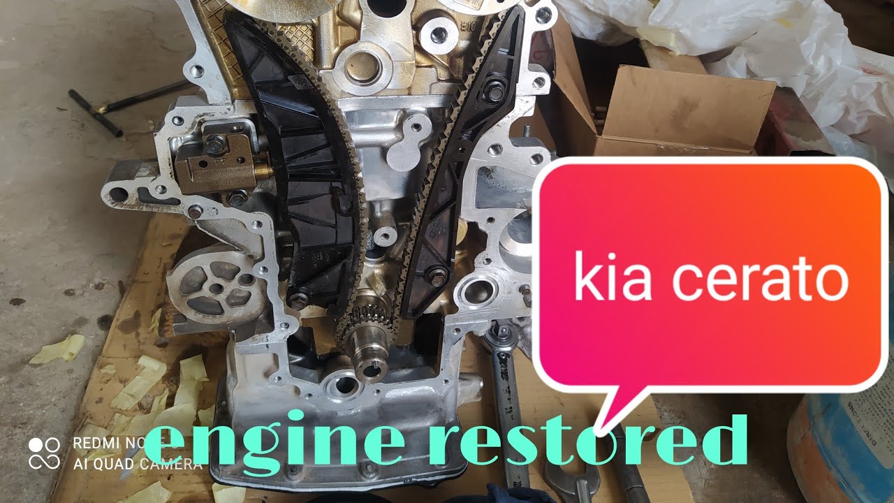 kia cerato engine restored