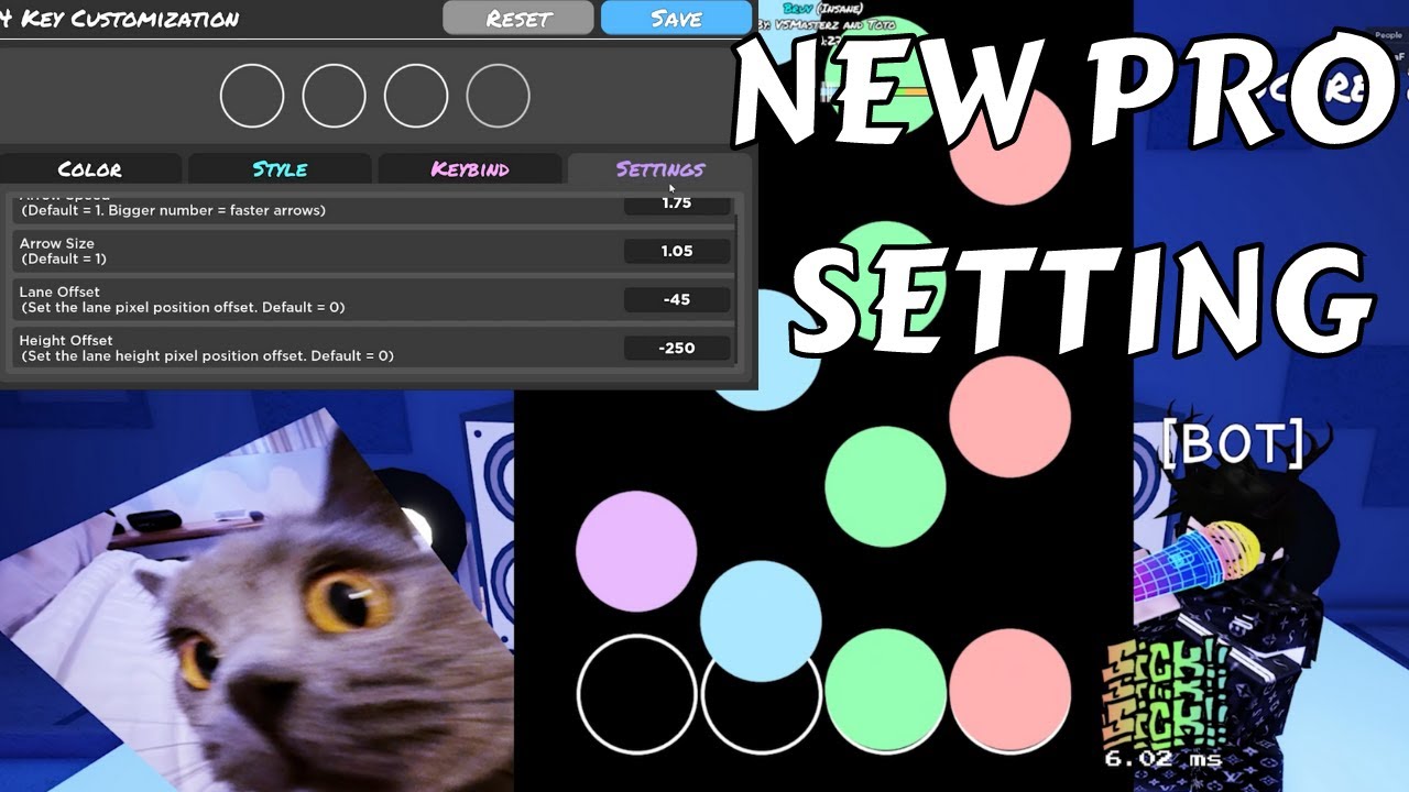 My *NEW* Pro Setting In Roblox Funky Friday (Daffa Super Setting)