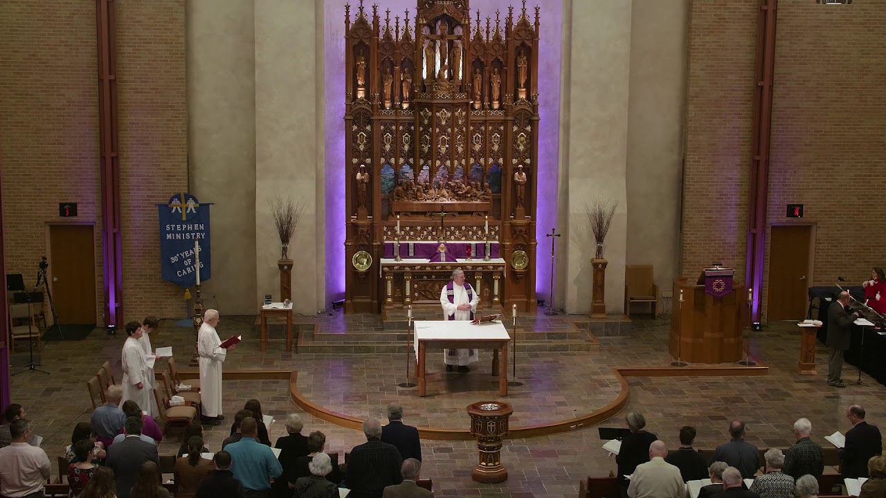 3/31/2019 - St. Martin's Lutheran Church Traditional Service - A Mighty Fortress Is Our God