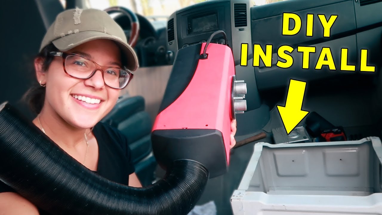 DIESEL HEATER Install On a Sprinter Camper Van for UNDER $150