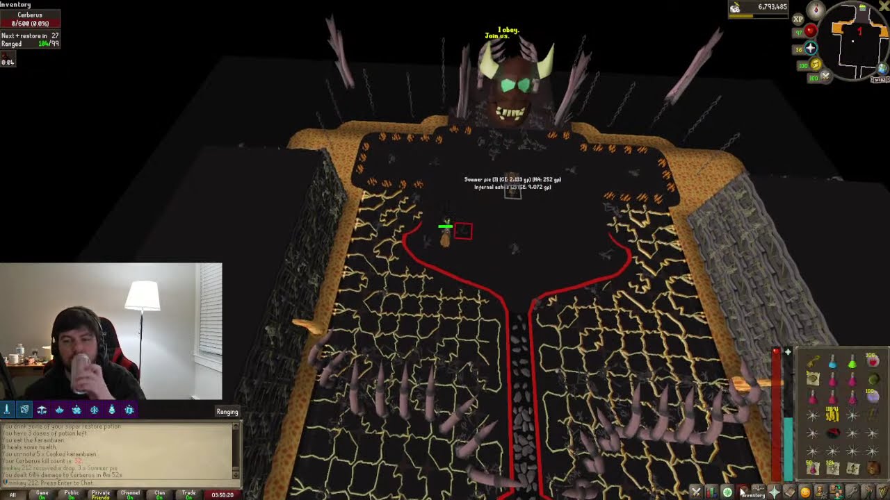 OSRS LEAGUES 🔴LIVE🔴 ECHO CERBERUS GRIND TO GET DOGSWORD