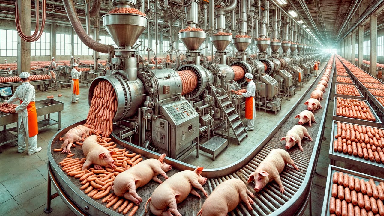 Wie Wird Wurst Gemacht? Von lebenden Schweinen zu 24kg pro Kopf j&auml;hrlich! 🐷➡️🌭