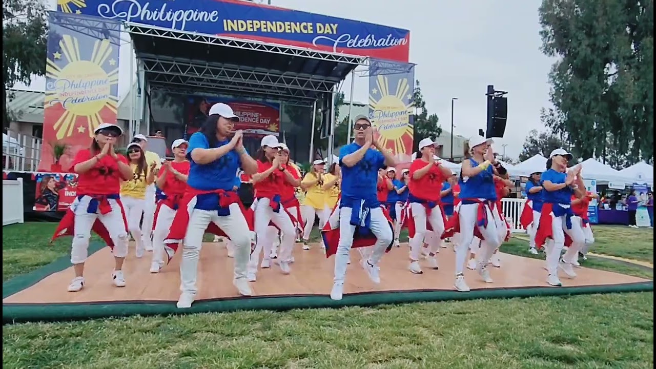 Philippine Independence Day Performance by Pinoy Zumba Dance Family