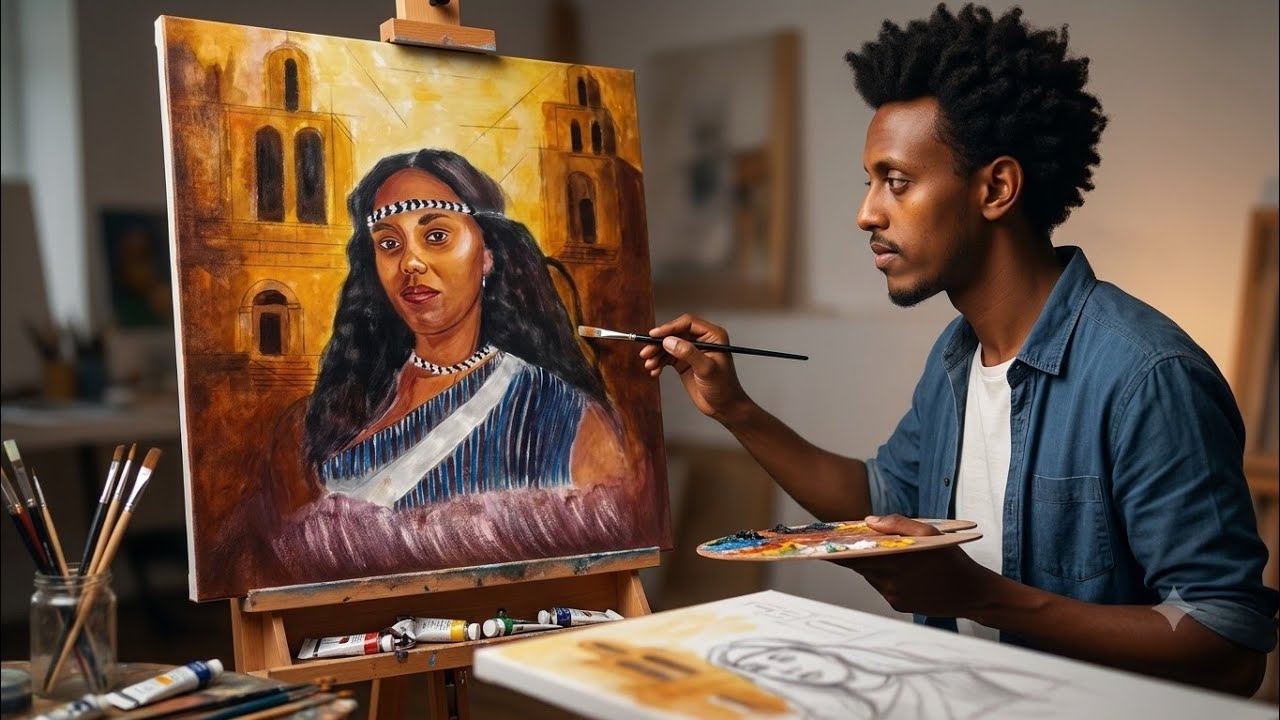 How to paint portrait || only in 2 minutes 