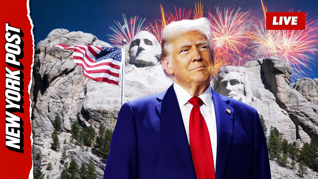 Watch Live: Trump Speaks at Mount Rushmore Freedom 250 Celebration