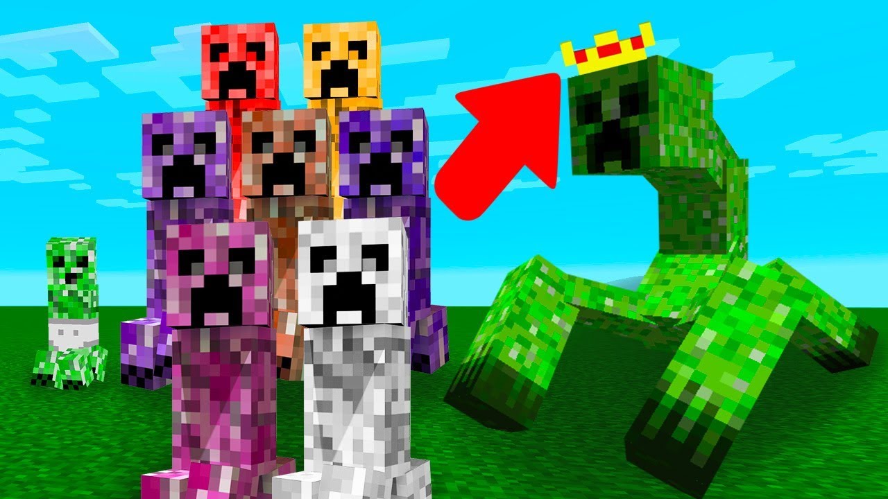DIT IS DE CREEPER KONING IN  MINECRAFT!