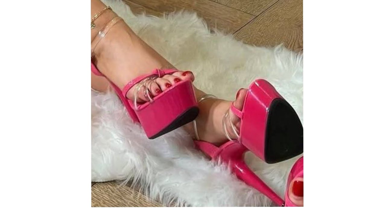 Fantastic collection of platform high heel sandals for ladies #platformheel #platformsandals #viral.