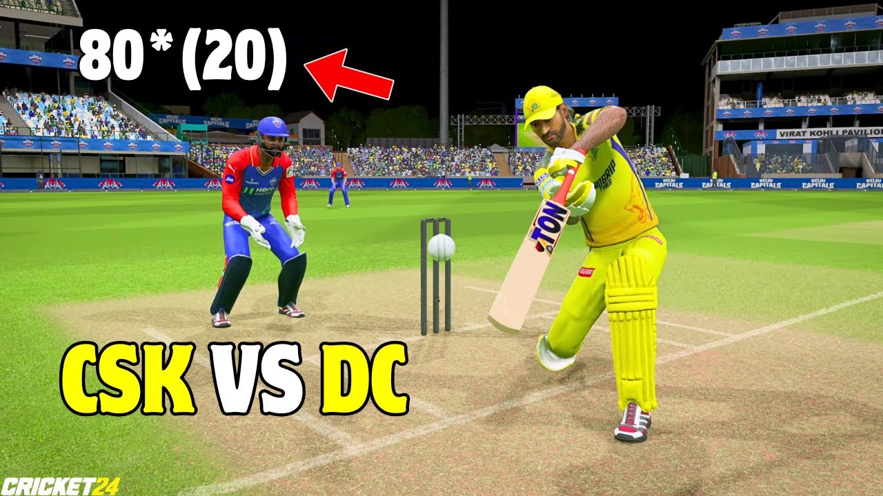 🔥MS DHONI Destroyed DC - CSK VS DC IPL 2025 MATCH🔥- MSD IPL CAMPAIGN-3 | CRICKET 24