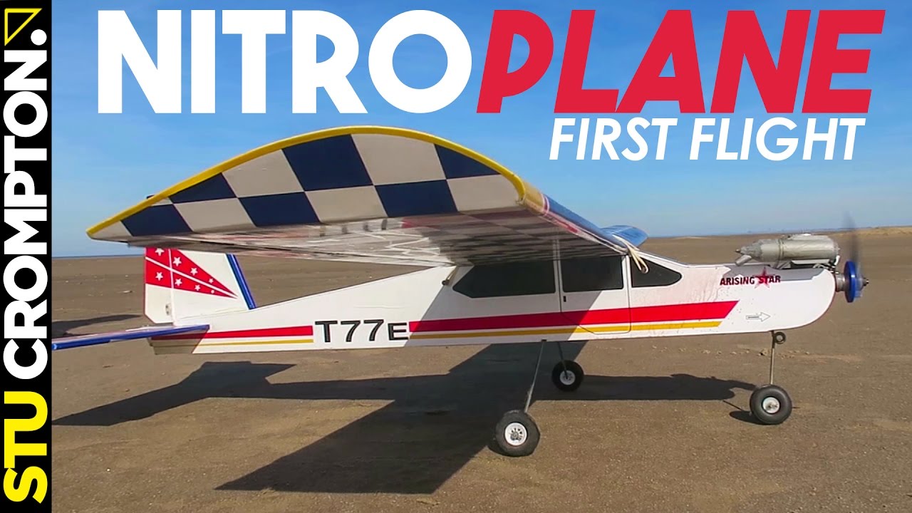 RC Nitro plane first flight!! well sort of