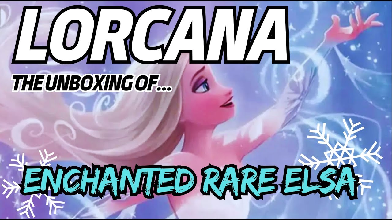 LORCANA UNBOXING !!!!!!! ENCHANTED RARE!!!