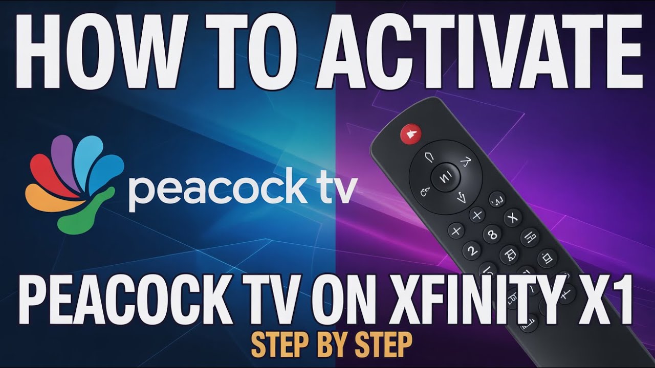 How to Activate Peacock TV on Xfinity X1 (Step by Step)