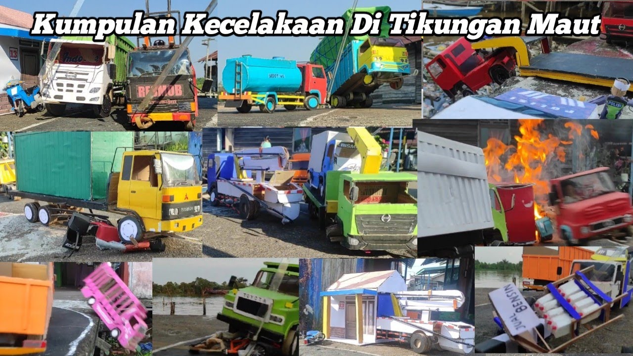 KUMPULAN KECELAKAAN | Tikungan dan Lintasan ini Sering Terjadi LAKA
