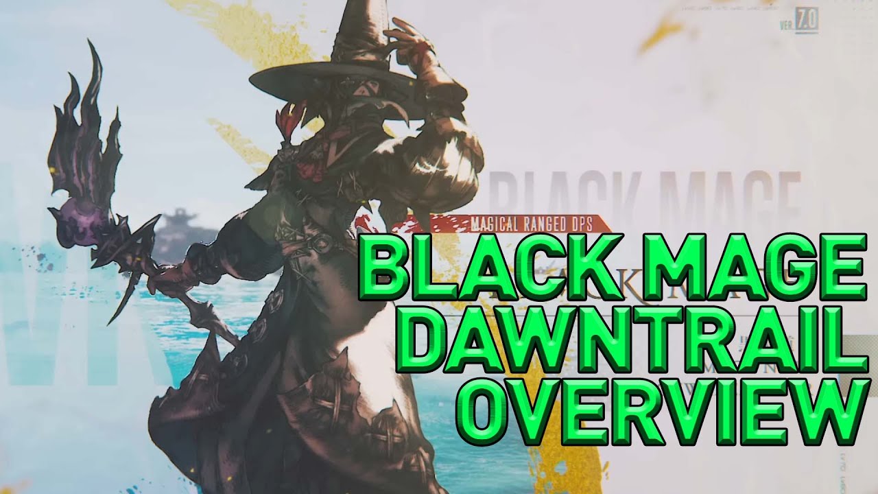 COMPLETE Black Mage Job Breakdown from DAWNTRAIL Media Tour!