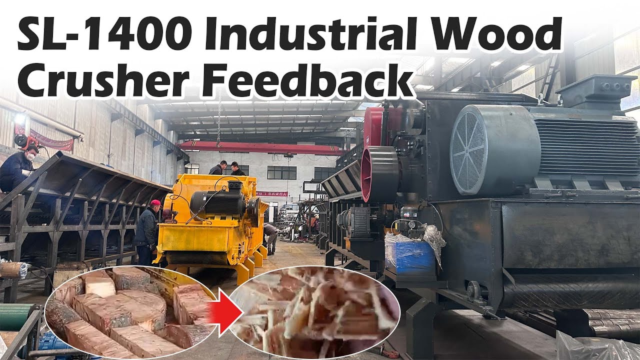 Indonesia uses Shuliy comprehensive crusher to easily handles waste wood! Wood pallet shredder price