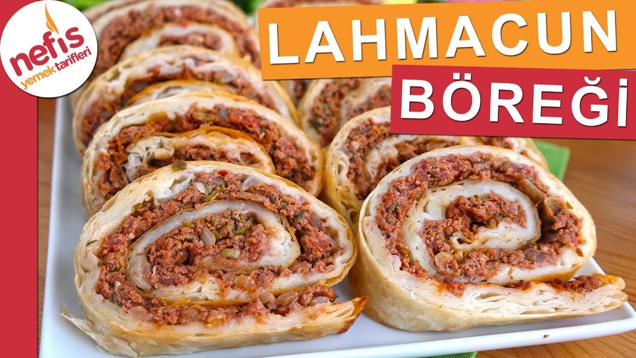 Rulo Lahmacun Böreği Nasıl Yapılır? Hazır Yufka ile
