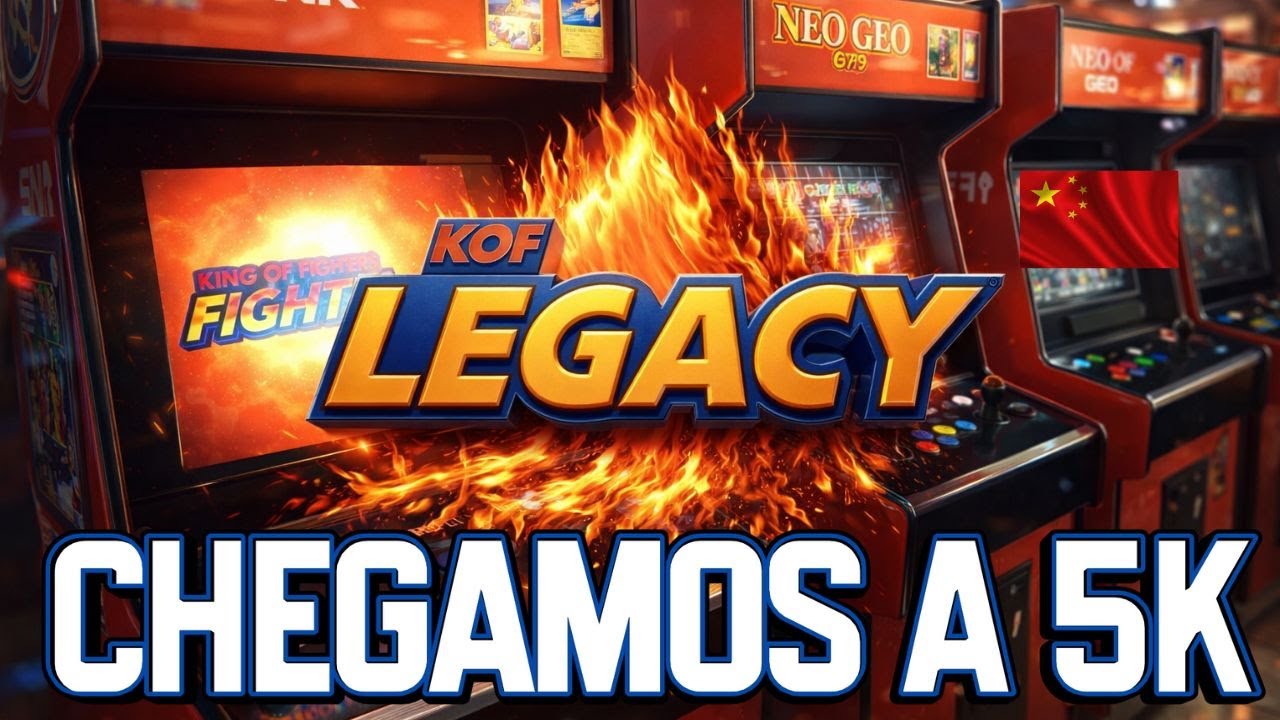 THE KING OF FIGTHERS AO VIVO ! CHEGAMOS A 5K ! #KOF #KOF97 #KOF98 #KOF2002 #KOF2002UM