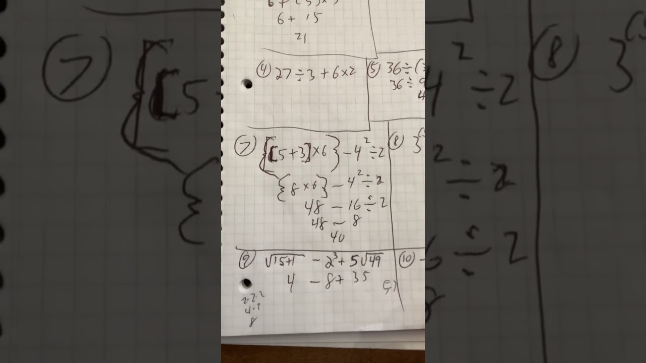 1.9 order of operations
